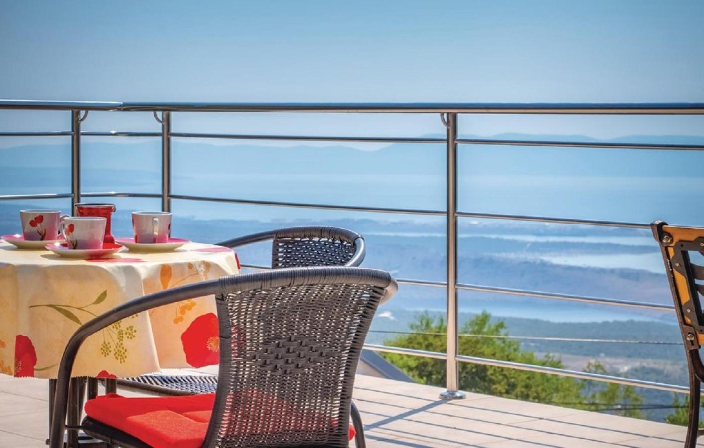 Apartment Jasna With Breathtaking Sea View, Terrace And Free Parking Hreljin Exterior photo